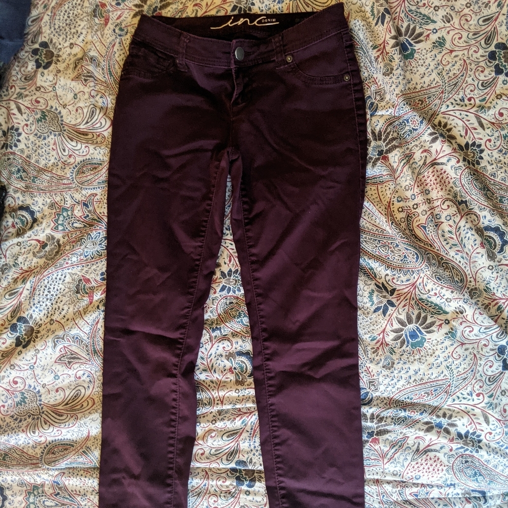 Maroon Jeggings